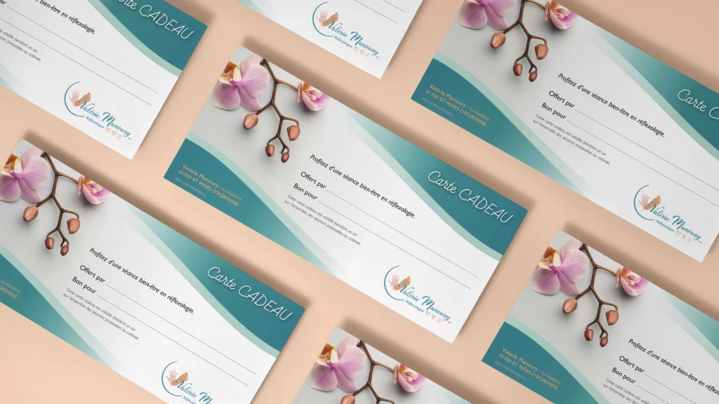 carte-cadeau de Valérie Manoury réflexologue