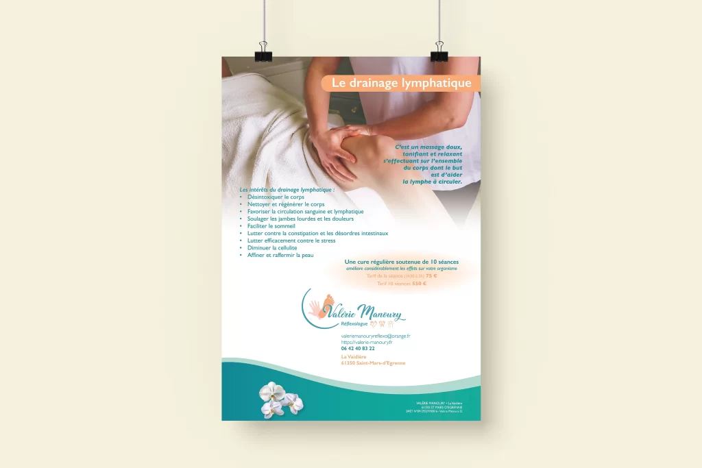 affiche valérie Manoury réflexologue